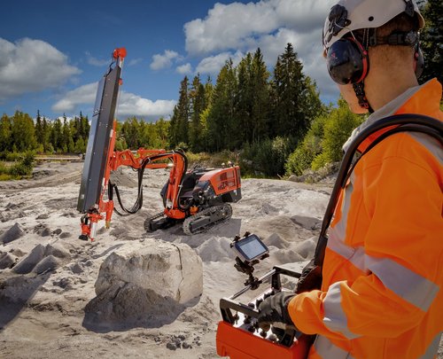 Aussenhammerbohrgerät Sandvik Dino DC410Ri 